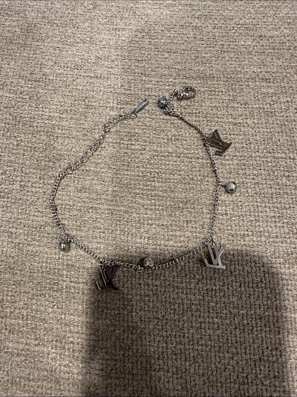 Silver Charm Logo bracelet